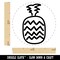 Pineapple Fun Doodle Self-Inking Rubber Stamp for Stamping Crafting Planners